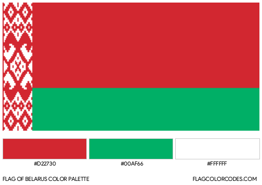 Belarus Flag Color Palette
