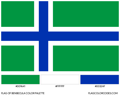 Benbecula Flag Color Palette