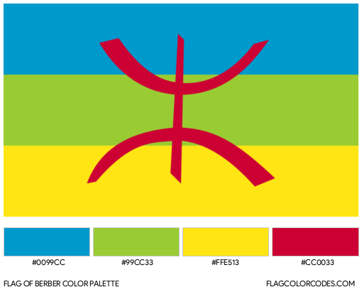 Berber Flag Color Palette