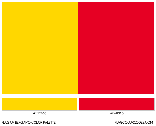 Bergamo Flag Color Palette