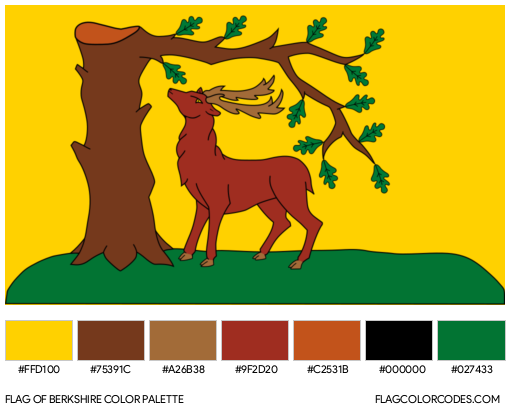 Berkshire Flag Color Palette