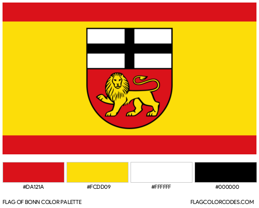 Bonn Flag Color Palette