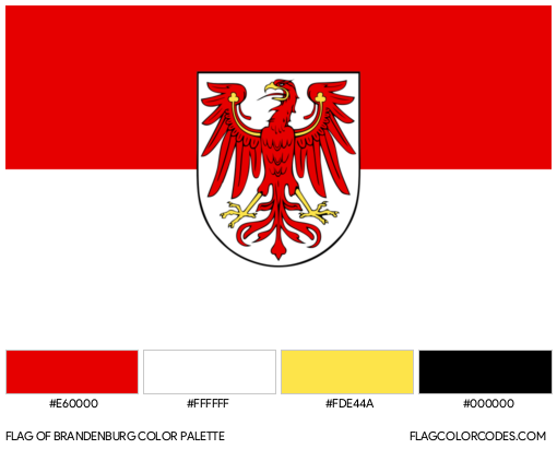 Brandenburg Flag Color Palette