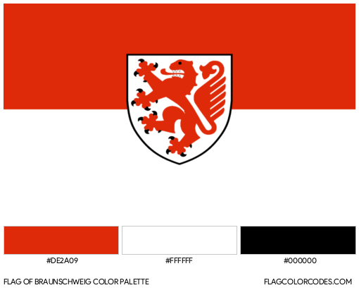 Braunschweig Flag Color Palette