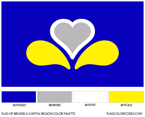 Brussels-Capital Region Flag Color Palette