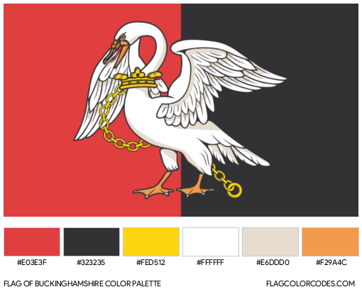 Buckinghamshire Flag Color Palette