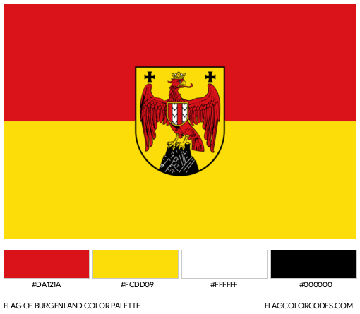 Burgenland Flag Color Palette
