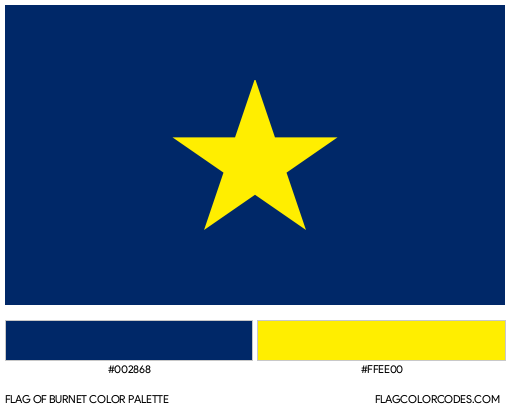 Burnet Flag Color Palette