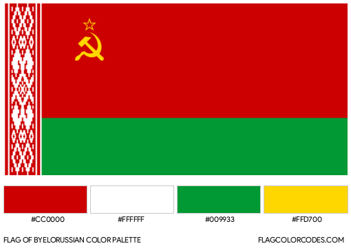 Byelorussian Flag Color Palette