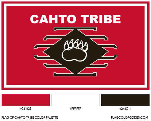 Cahto Tribe Flag Color Palette