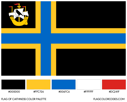 Caithness Flag Color Palette