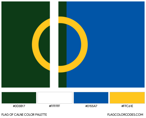 Calne Flag Color Palette