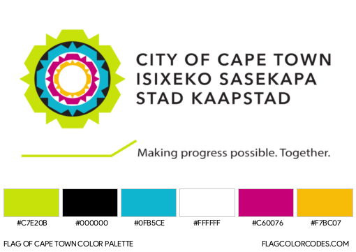 Cape Town Flag Color Palette