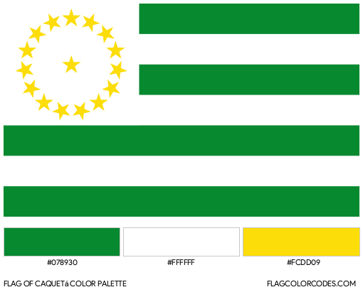 Caquetá Flag Color Palette