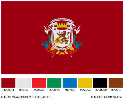 Caracas (Old) Flag Color Palette