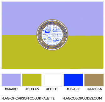 Carson Flag Color Palette