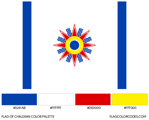 Chaldean Flag Color Palette