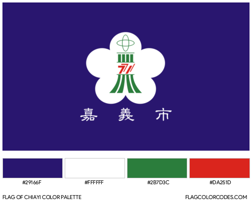 Chiayi Flag Color Palette