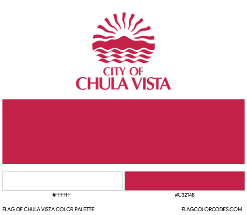 Chula Vista Flag Color Palette