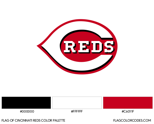 Cincinnati Reds Flag Color Palette