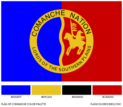 Comanche Flag Color Palette