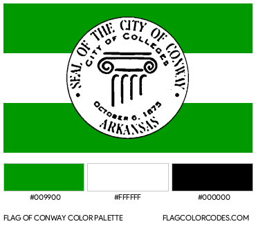 Conway Flag Color Palette