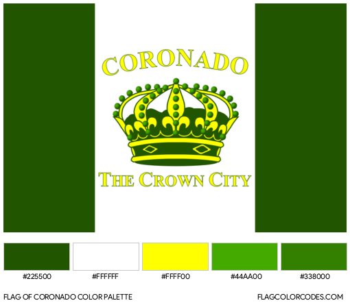 Coronado Flag Color Palette