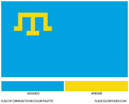 Crimean Tatar Flag Color Palette