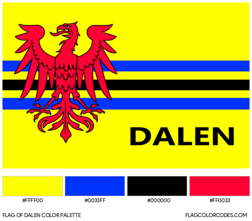Dalen Flag Color Palette