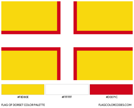 Dorset Flag Color Palette