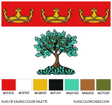 Ealing Flag Color Palette