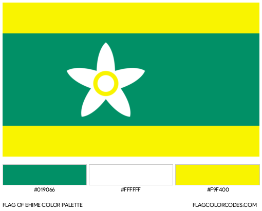 Ehime Flag Color Palette