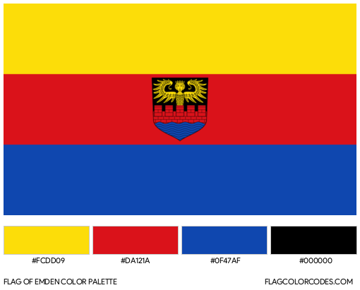 Emden Flag Color Palette