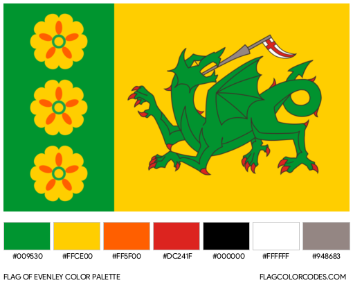 Evenley Flag Color Palette