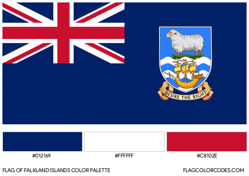 Falkland Islands Flag Color Palette