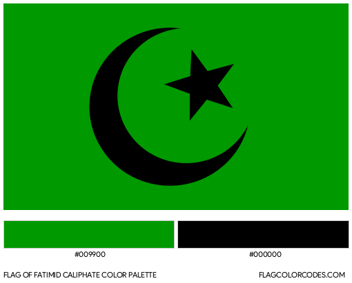 Fatimid Caliphate Flag Color Palette