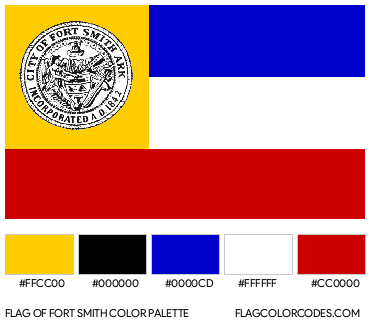 Fort Smith Flag Color Palette