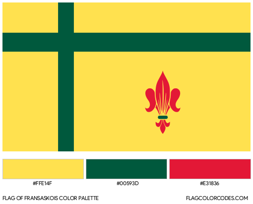 Fransaskois Flag Color Palette