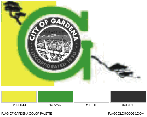 Gardena Flag Color Palette