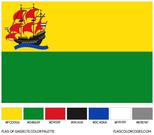 Gasselte Flag Color Palette