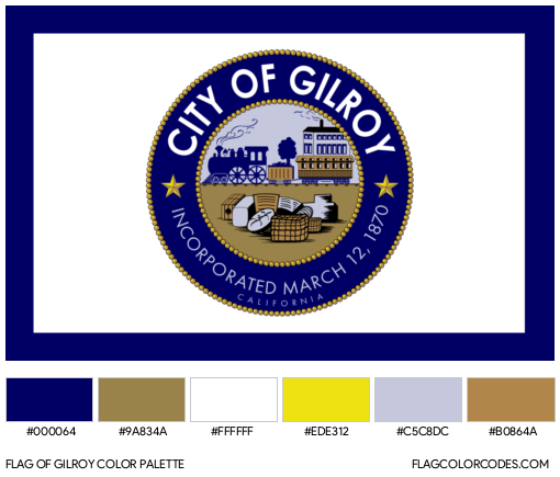 Gilroy Flag Color Palette
