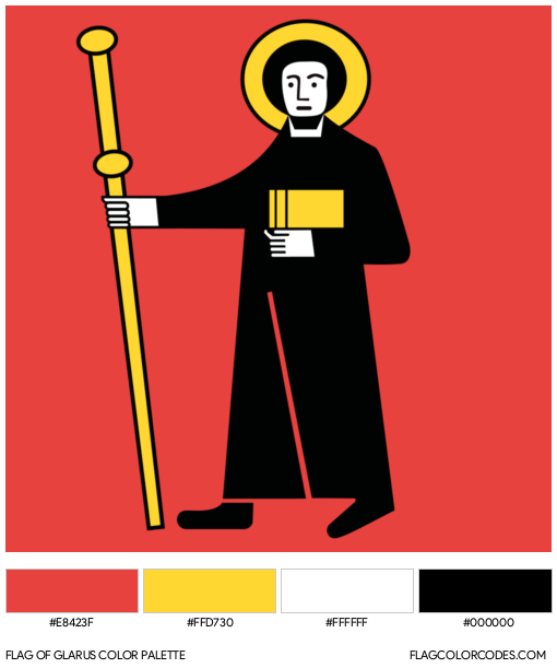 Glarus Flag Color Palette