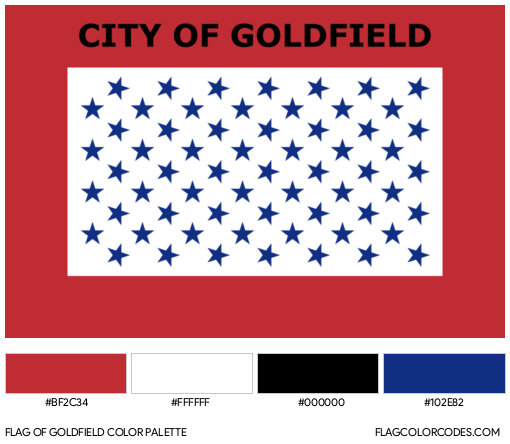 Goldfield Flag Color Palette