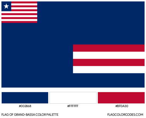 Grand-Bassa Flag Color Palette