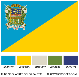 Guanare Flag Color Palette