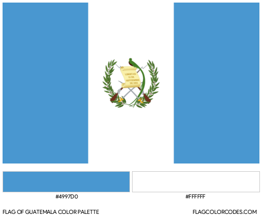 Guatemala Flag Color Palette