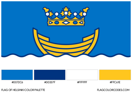 Helsinki Flag Color Palette