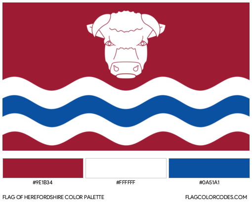 Herefordshire Flag Color Palette