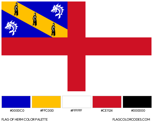 Herm Flag Color Palette