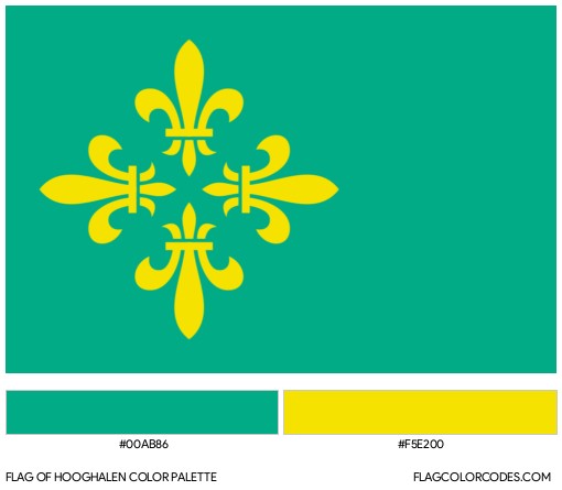 Hooghalen Flag Color Palette